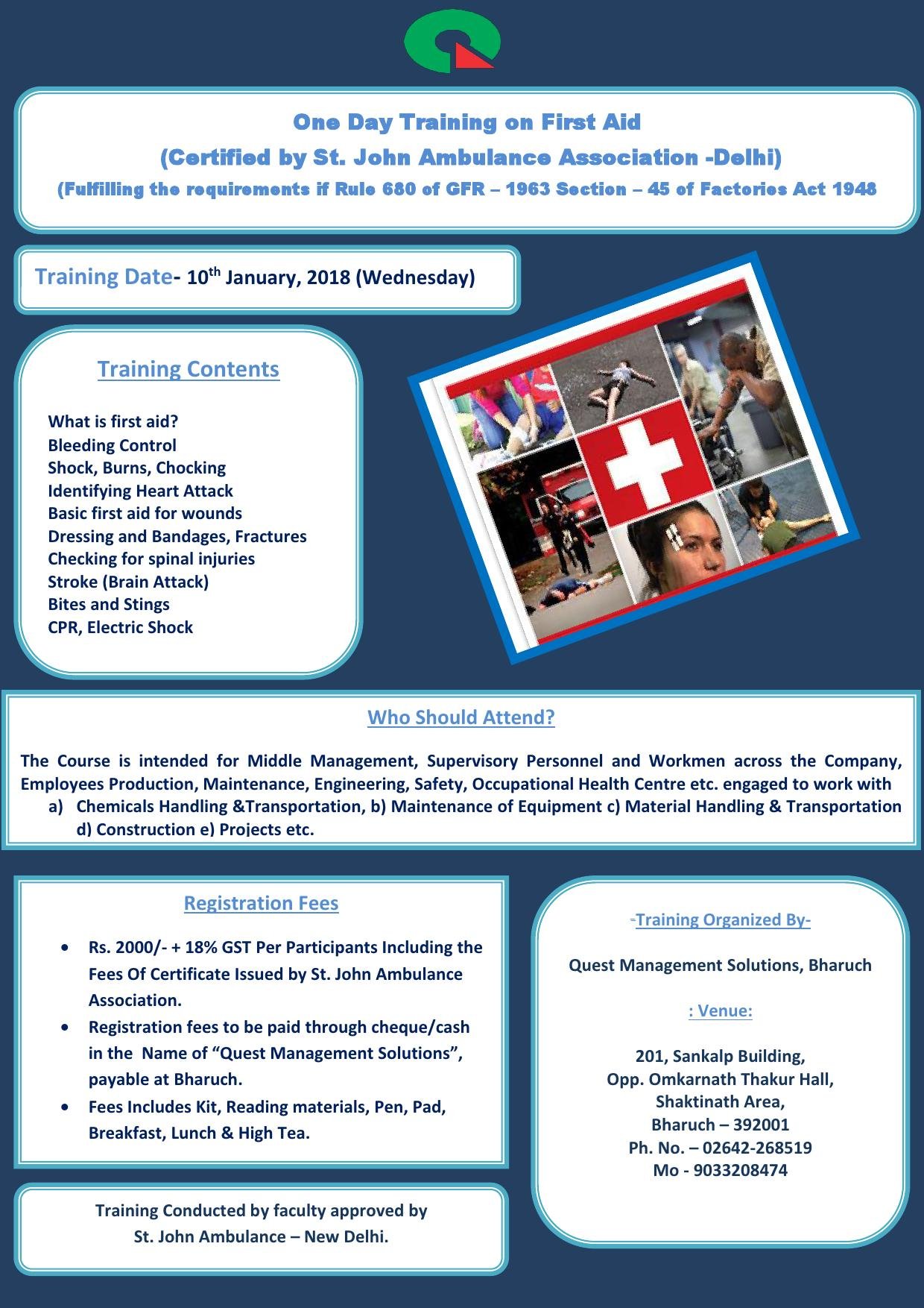 First aid brochure